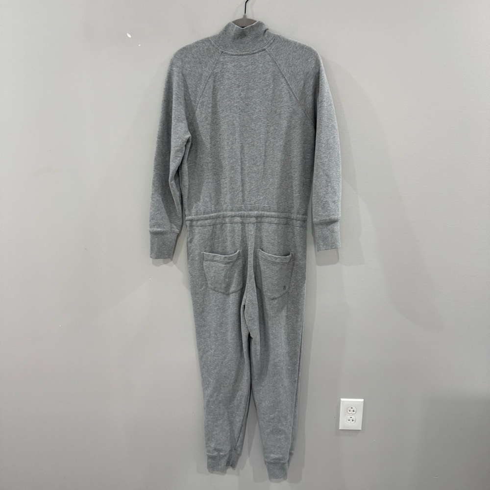 Veronica Beard Jumpsuit Finn French Terry Drawstring in Grey - Picture 6 of 8
